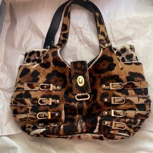 Jimmy Choo Bree Tote Animal Print Calf Hair